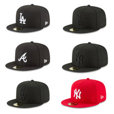 NEW ERA  NY LA ATL CHI 59fifty Fitted Hat NY Baseball Era Men's Cap MLB OFFICIAL