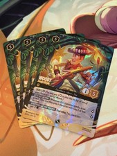 4x Disney Lorcana Woody, Jungle Guide, Set Champ Foil Promo Playset 53/P3