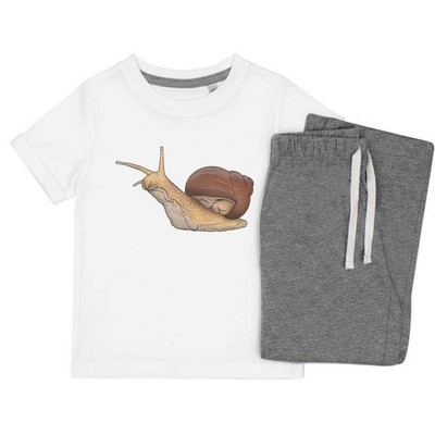 Kinder Nachtwäsche-/Pyjama-Set ''Gartenschnecke'' (KP035402)