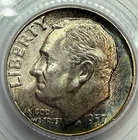 1957 Roosevelt Dime PCGS MS66 Nice Color Exact Coin Imaged