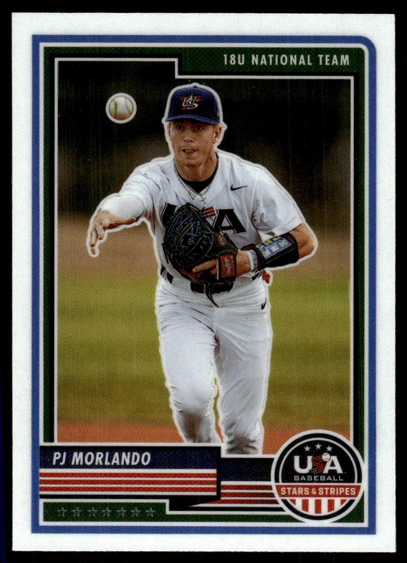 PJ Morlando 2023 Panini Stars & Stripes USA Baseball #11 MLB READ FREE SHIPPING