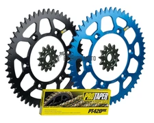ProTaper Front & Rear Sprocket w/ Chain Kit 2002- 2025 Yamaha YZ85 -PICK COLOR!