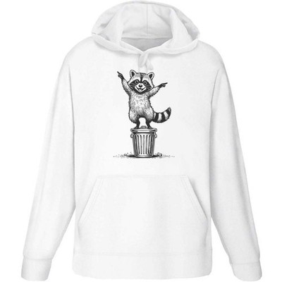 Hoodie / Kapuzenpullover ''Dancing Raccoon On Trash Can'' für Erwachsene (HO052686)
