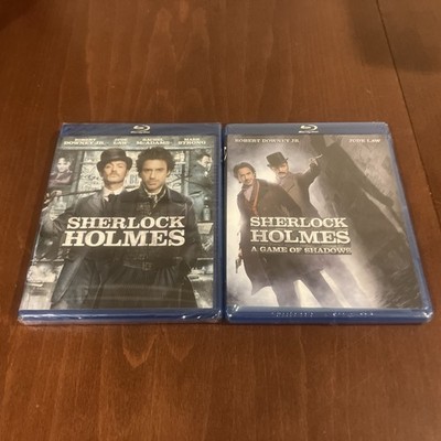 Sherlock Holmes  & Sherlock Holmes  Game of Shadows -Blu-ray- New- Lot of 2!!!
