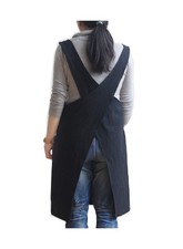Cotton Linen Japanese Apron Halter Cross Back Bandage X Shape Apron... Fast Ship
