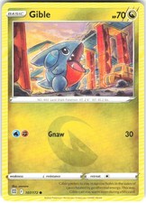 Carta Pokemon Gible 107/172 Stelle Brillanti BRS NM TCG