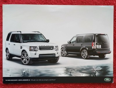 2011 Land Rover Discovery 4 SDV6 Landmark Limited Edition Verkaufsprospekt