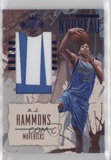 2016-17 Panini Court Kings Art Nouveau Jerseys Sapphire 11/25 AJ Hammons #31 4v2