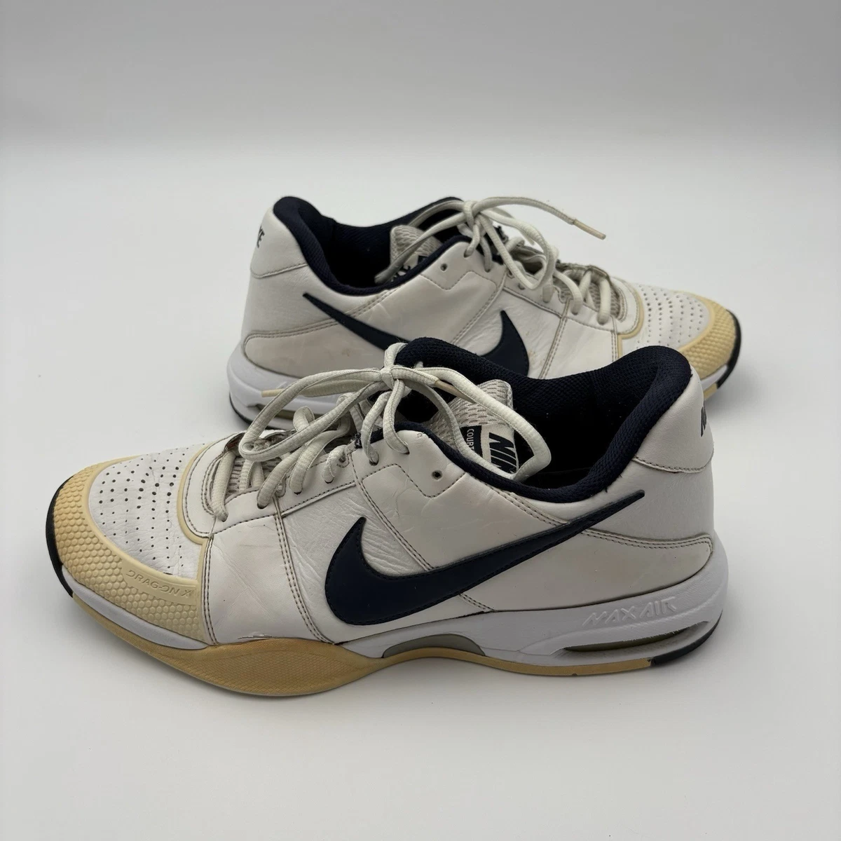 Nike Air Courtballistec 1.2 White Obsidian Navy 344533-141 Mens 11.5 Rare 2008 nike air max courtballistec products for sale | eBay UK main image 3