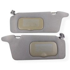 2001-2005 Honda Civic Driver Passenger Side Sun Visor Set Pair Gray Cloth