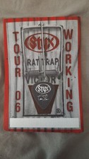 Styx Rat Trap Tour 2006 Working Backstage Pass