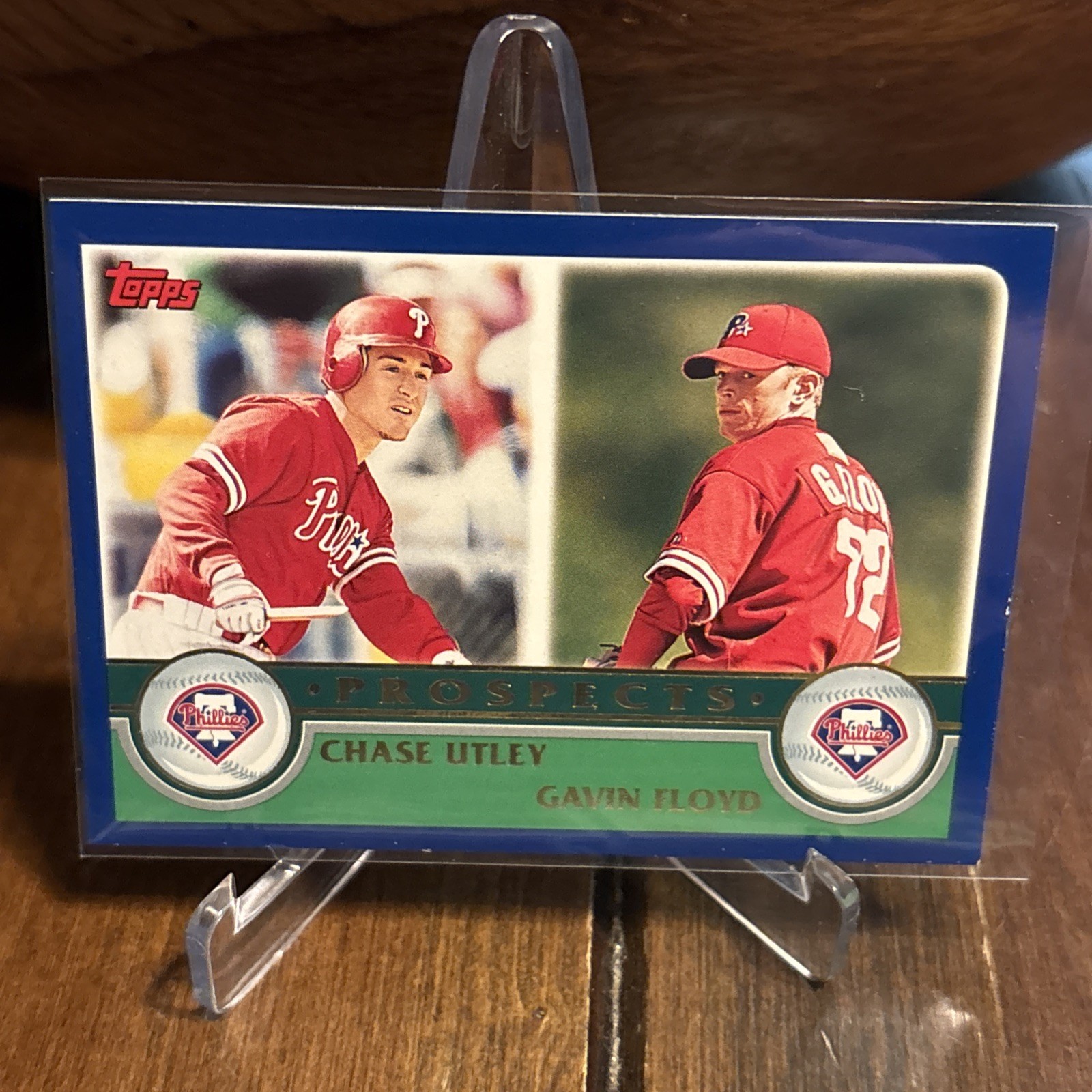 2003 TOPPS ⚾️CHASE UTLEY/GAVIN FLOYD PHILLIES PROSPECTS🔥ROOKIE 