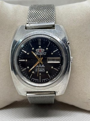 Orient AAA Crystal 21 Jewels Watch cal. 46941 Vintage Automatic Japanese 39mm