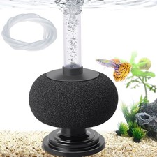 Diameter 4in Aquarium Bio Sponge Filter: 5-40gallon Air-Powered Fish Tank Fil...