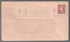 1961 Linlithgow West Lothian Machine Cancel Scotland Cover