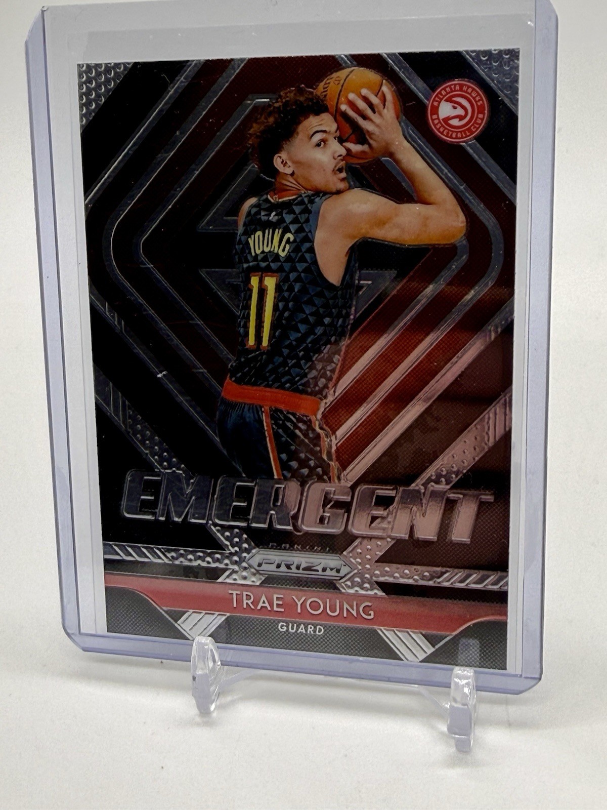 2018-19 Trae Young Panini Prizm Emergent Rookie RC Silver Prizm #5