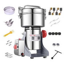 2000W electric grain grinder, high-speed flour mill with 800g capacity