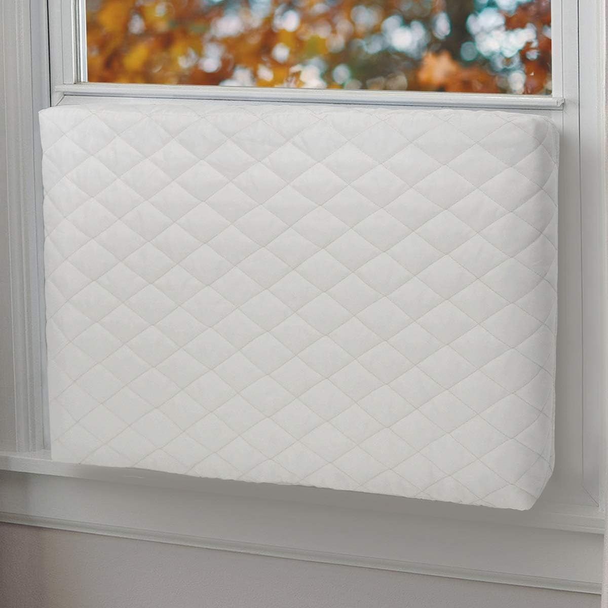 Large Beige Indoor Air Conditioner Cover with Double Insulation