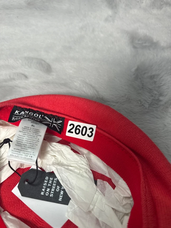 Gorra Kangol Extra Grande Roja Bambú Jax Estilo Boina Clásico Para Hombres K3143ST Foto 3 de 4