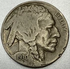 1930-S Buffalo Nickel 5C 5 Cents San Francisco Mint F/VF Fine - Very Fine ST271