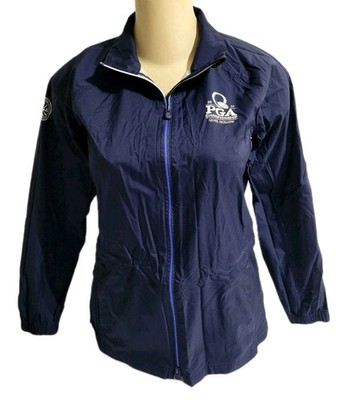 Polo Ralph Lauren Womens Size L Navy Blue PGA Quail Hollow 2017 Golf Rain Jacket