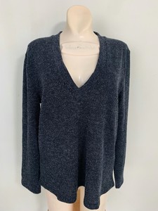 dark grey knit sweater