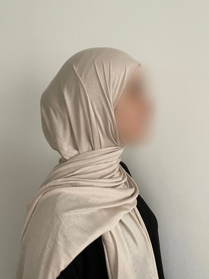 Jersey Hijab 75x180cm - Weicher und Bequemer Kopftuch - Tesettür aus Baumwolle - Bild 3 von 4