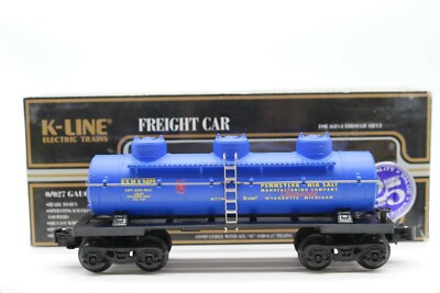 K-Line ''O Scale'' K-5425 25th Anniversary Blue Triple Dome Tanker Car L/N Diecast