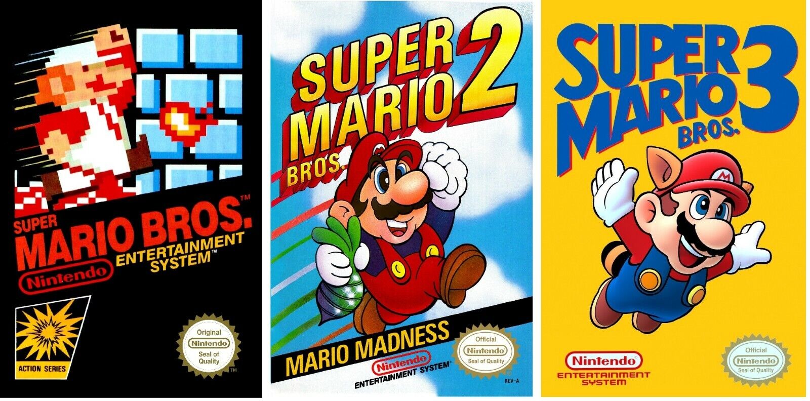 2 Collection eBay Trilogy Bros | - Set - NEW of 3 Super Retro Game 1 Mario 3 Poster USA