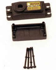 Savox SCSA1256TG Top & Bottom Servo Case with Screws for SA1256TG