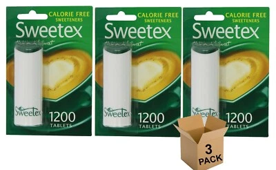 Sweetex Tablets Dispenser 1200 Tablets Pack of 3