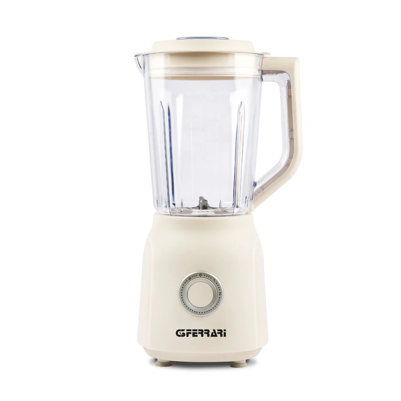 Frullatore Mixer Frantuma Ghiaccio G3Ferrari Tuttofrutta 600 Watt 1,5 L Crema, fotografia 2 di 7