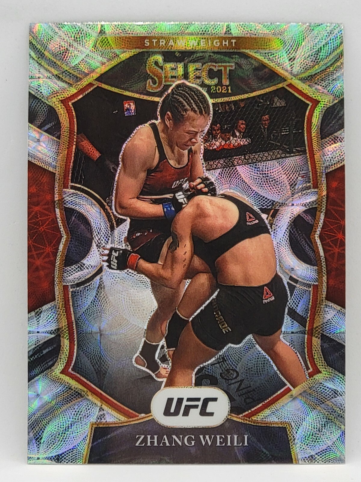 2021 Panini Select UFC #93 - Silver Scope Prizm Concourse - ZHANG WEILI -