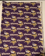 NFL Vikings 2013 6456 Minnesota Vikings Fabric 59" Wide by 40" long