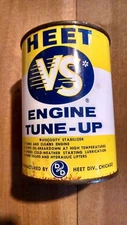 Vintage Heet VS Engine Tune-Up Oil Can 12 oz RARE D&D Chicago Illinois