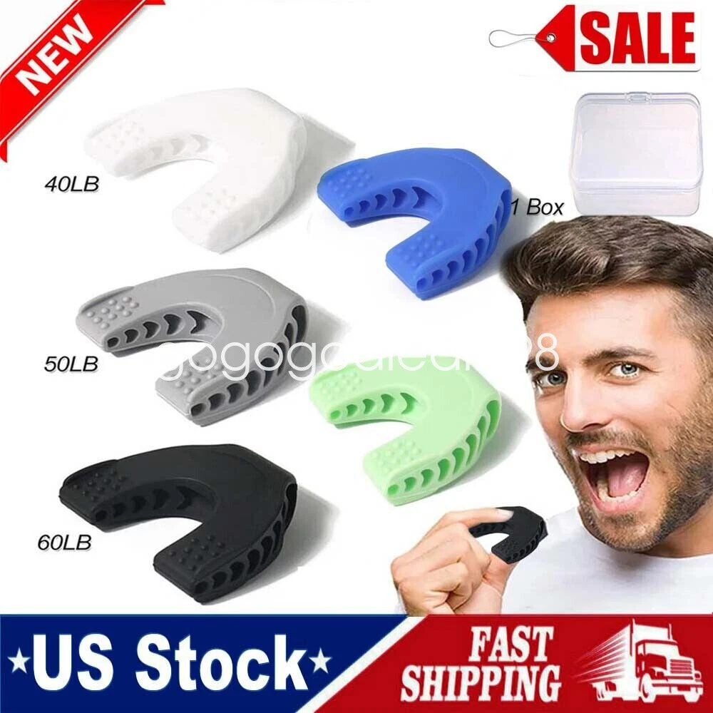 Silicone jaw exercisers