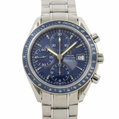 OMEGA Speedmaster Date 3212 80 Chronograph Automatic Blue Dial Mens 90281875