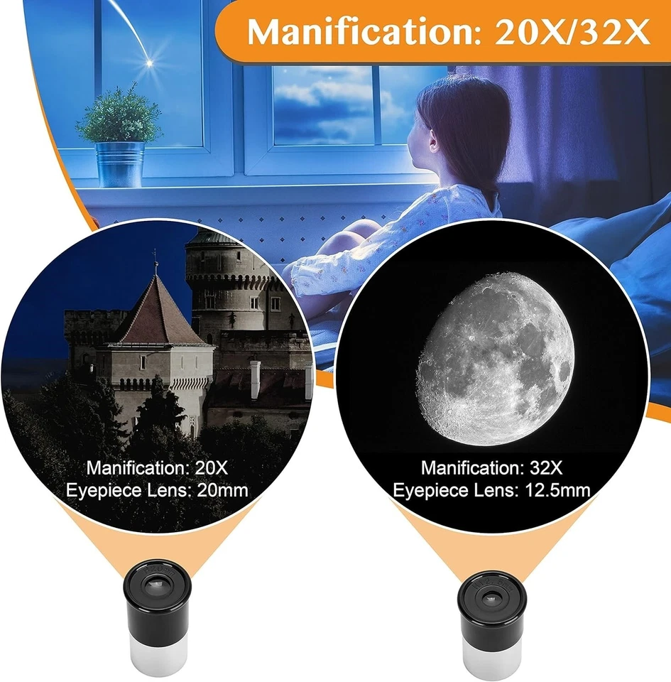 Telescopio Para Principiantes Y Ninos Telescopios Refractor Astronomico Portatil - Image 4 of 4