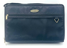 Conductor Series 30 Cassette Tape Storage Holder Tote Bag Case Black Vintage