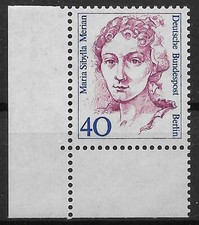 Berlin 1987 ** Mi 788 Frauen 40Pf vom Eckrand Ecke Bogenecke unten links 0982D