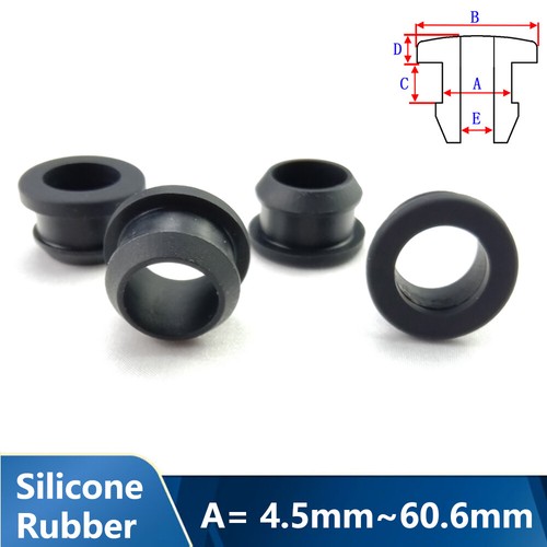Grommet Snap-On Open Silicone Gomma 4,5-60,6mm Foro Spina Bung - Foto 5