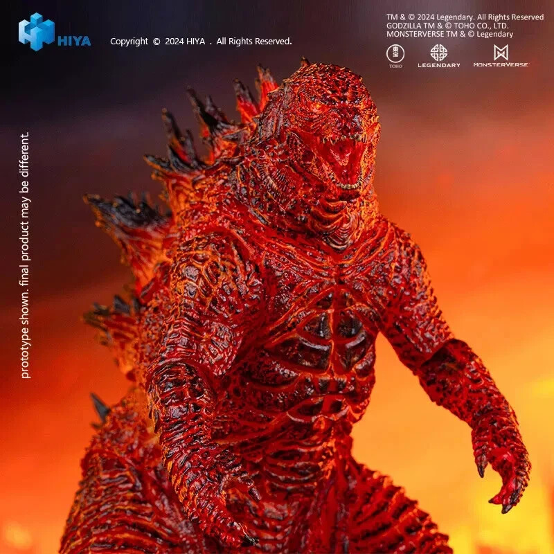Original Hiya Godzilla King of the Monsters Burning Godzilla