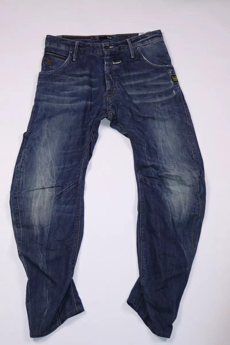Distressed star jeans sales