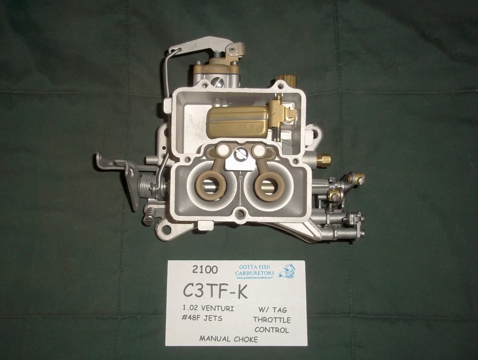 Carburador obturador manual TC Ford F-100 1963 292 camionetas Autolite 2100 1,02 C3TF-K Foto 4 de 4