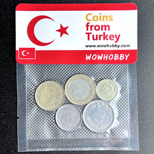 Turkish Coins 🇹🇷 5 Unique Random Coins from Turkey for Coin Collecting 🇹🇷