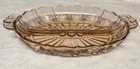 Vintage Pink Depression Glass 2 Divided tray relish/candy  — photo 6