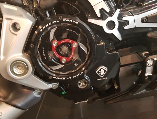 Ducati xdiavel s Ducabike clean Clutch Cover Black + Spring Retainer+Pressure Pl - Picture 3 of 7