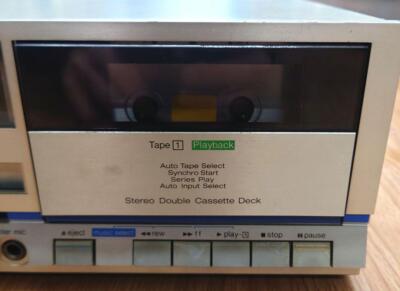 ■Technics M222 カセットデッキ Vintage Technics RS-M222 Stereo Double Cassette Deck Needs