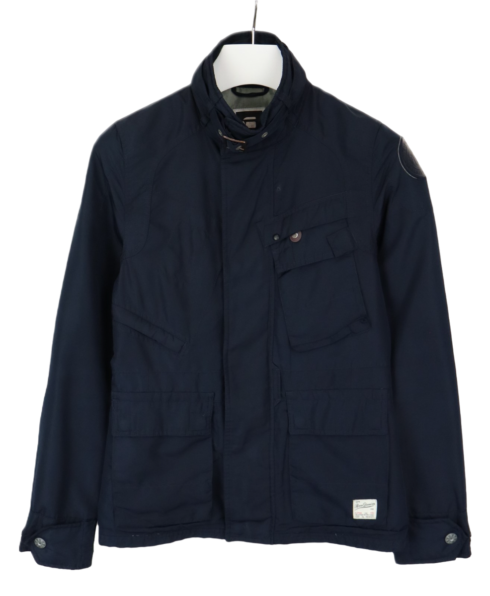 G-STAR Sandhurst Jacket Men's SMALL Lined High Neck Regular Fit