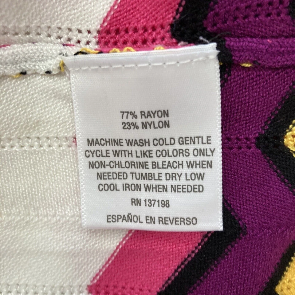 Cárdigan Thalia Sodi Plumero Mujer Mediano Multicolor Chevron Rayas Suéter Foto 3 de 4